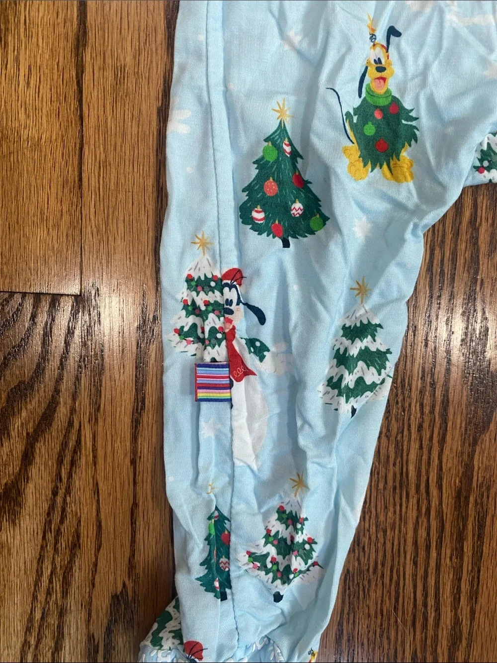 Magnetic Me Disney Mickey and Me Snow Excited bamboo footie, size 6-9 months.